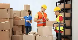 this is the image about hte packaging business where people working for packing the items.
